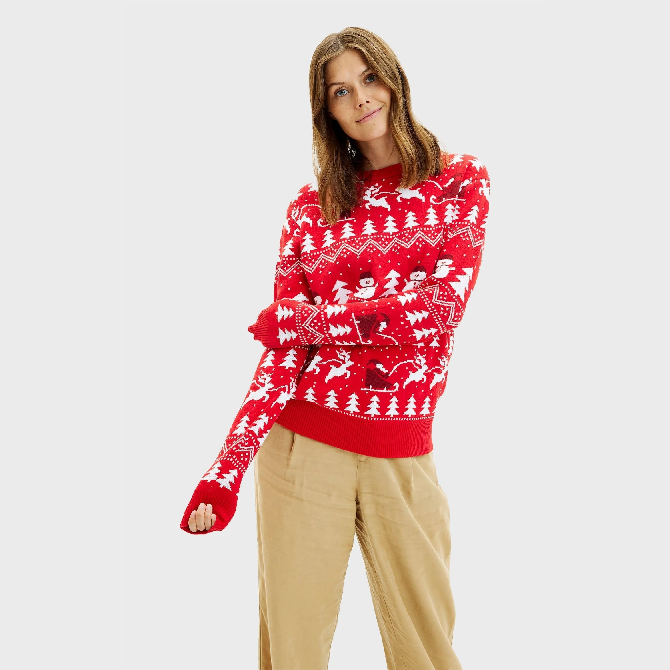 The Stylish Red Christmas Sweater – Women sold by Christmas Sweats product image thumbnail 4