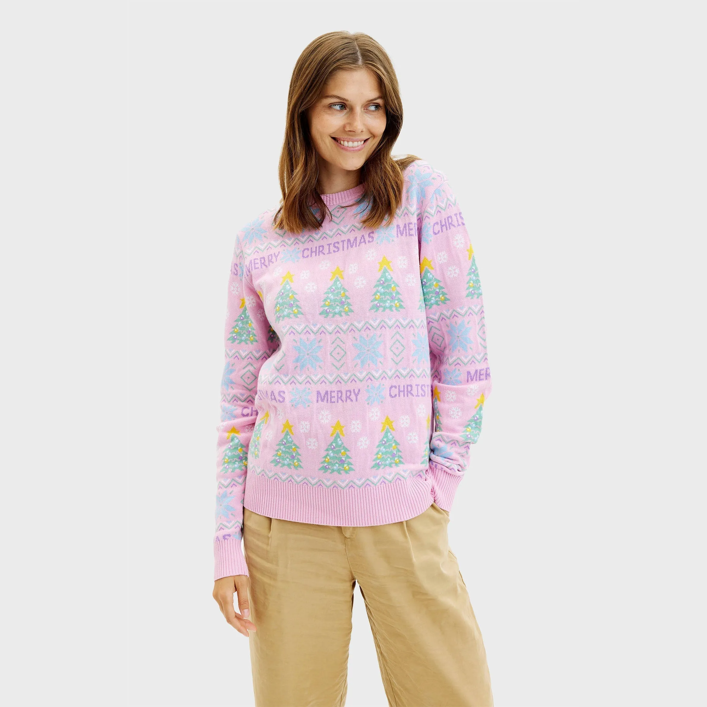 The Pink Christmas Sweater – Women sold by Christmas Sweats product image thumbnail 3