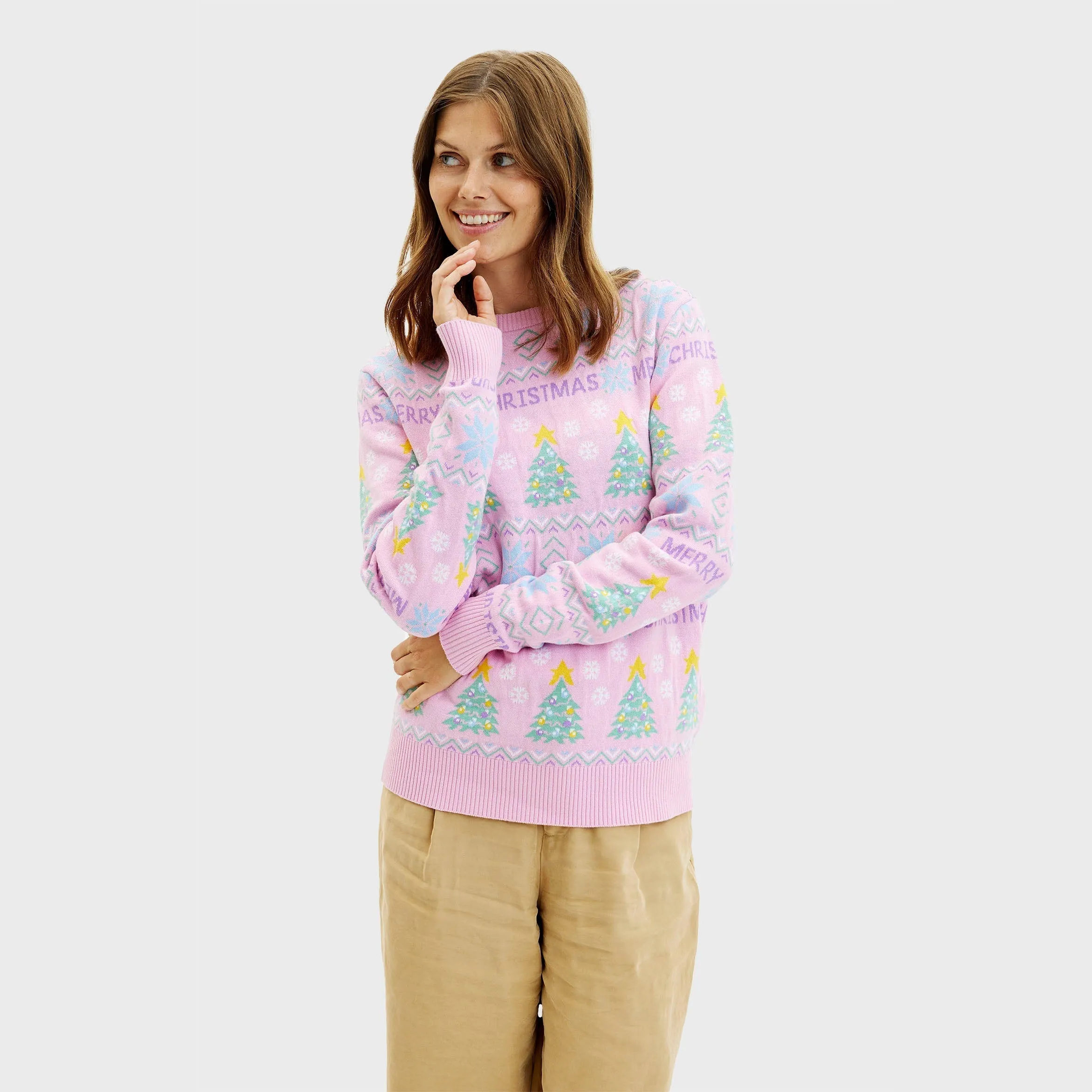 The Pink Christmas Sweater – Women sold by Christmas Sweats product image thumbnail 5