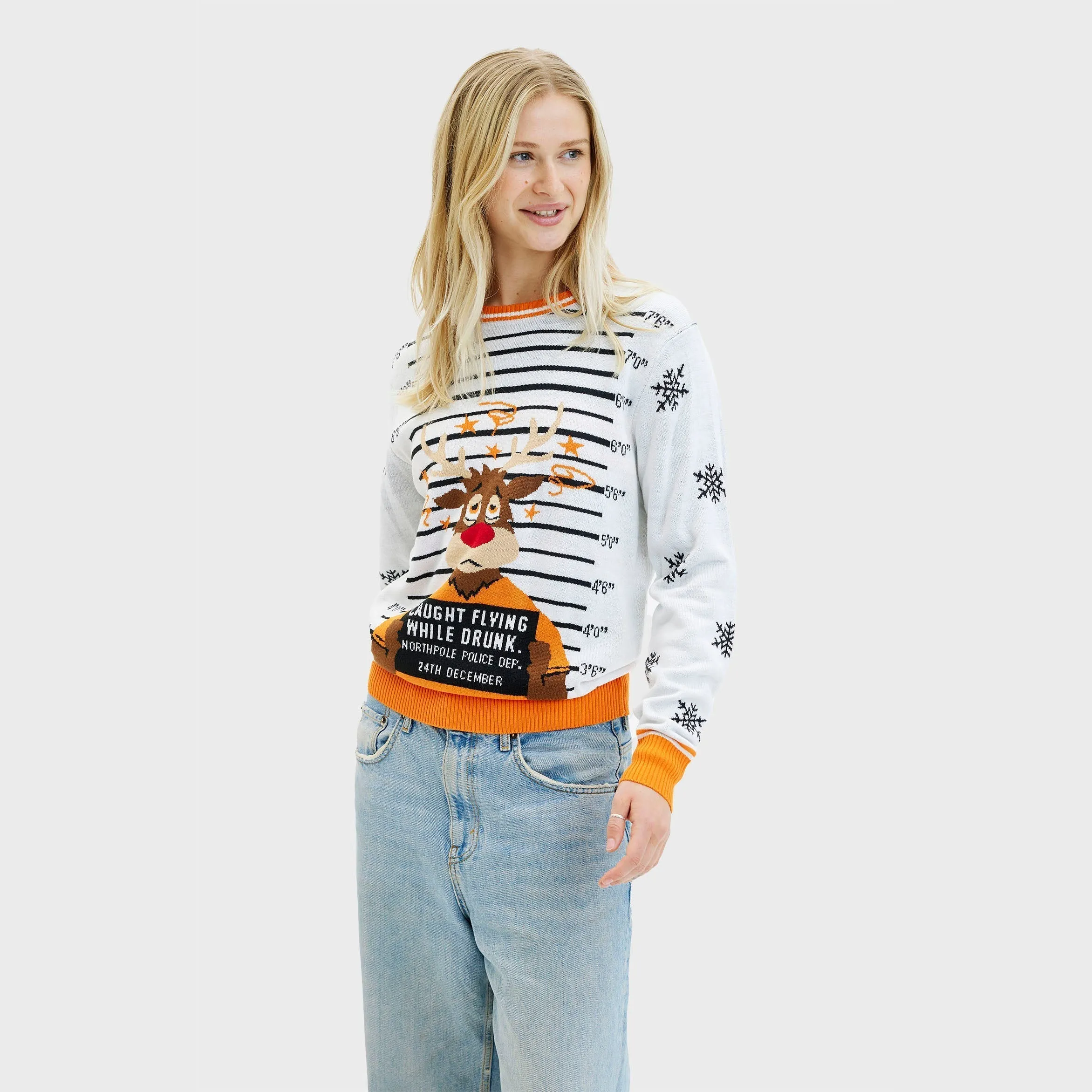 Criminal Rudolph Christmas Sweater – Women sold by Christmas Sweats product image thumbnail 4