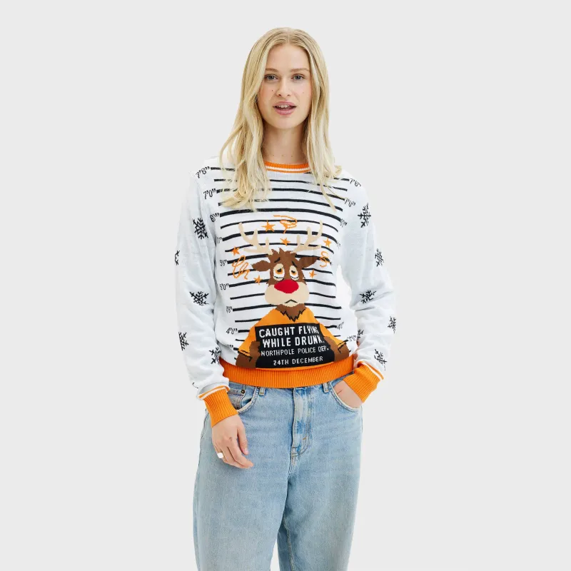 Criminal Rudolph Christmas Sweater – Women sold by Christmas Sweats