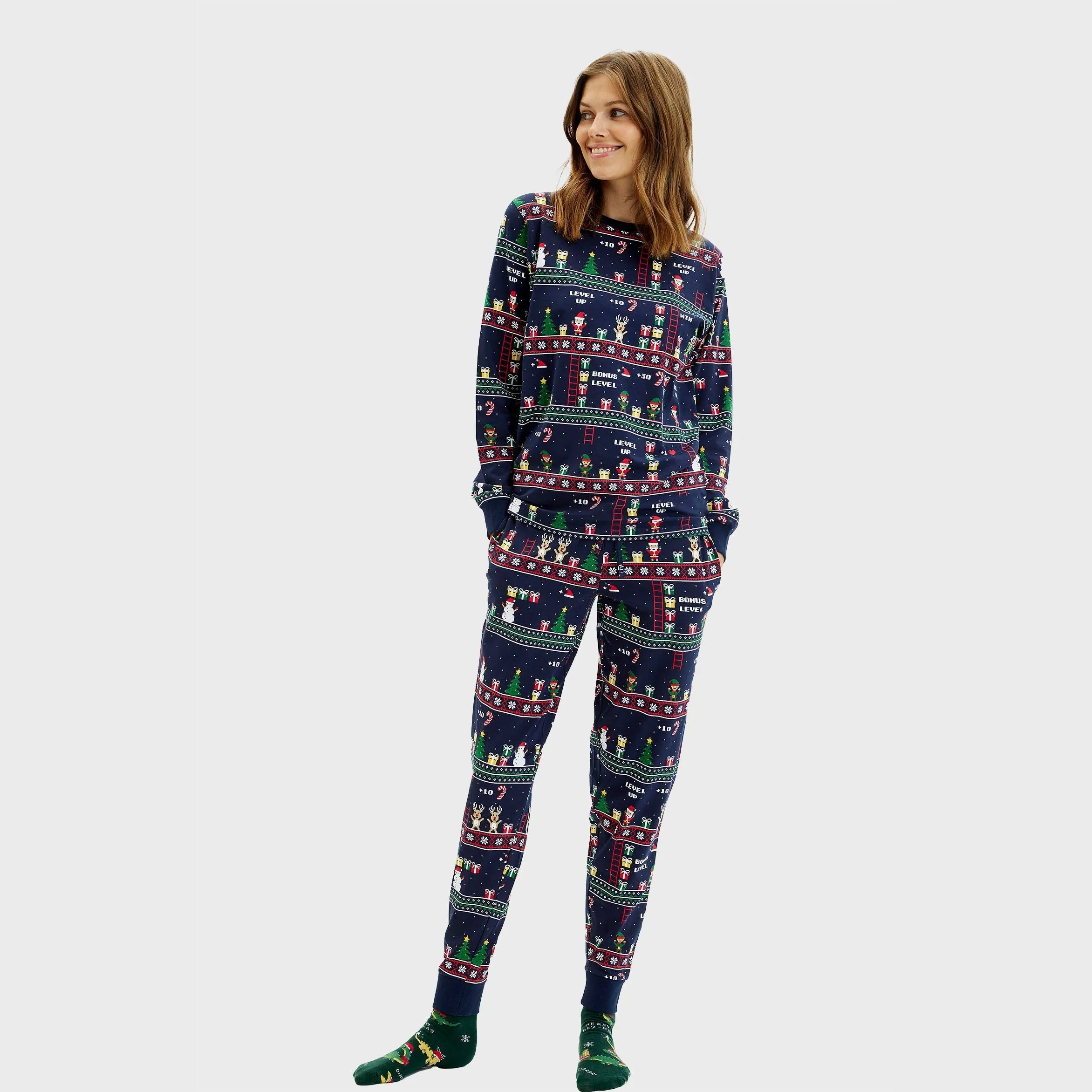 Vintage Gamer Christmas Pyjamas – Women sold by Christmas Sweats product image thumbnail 4