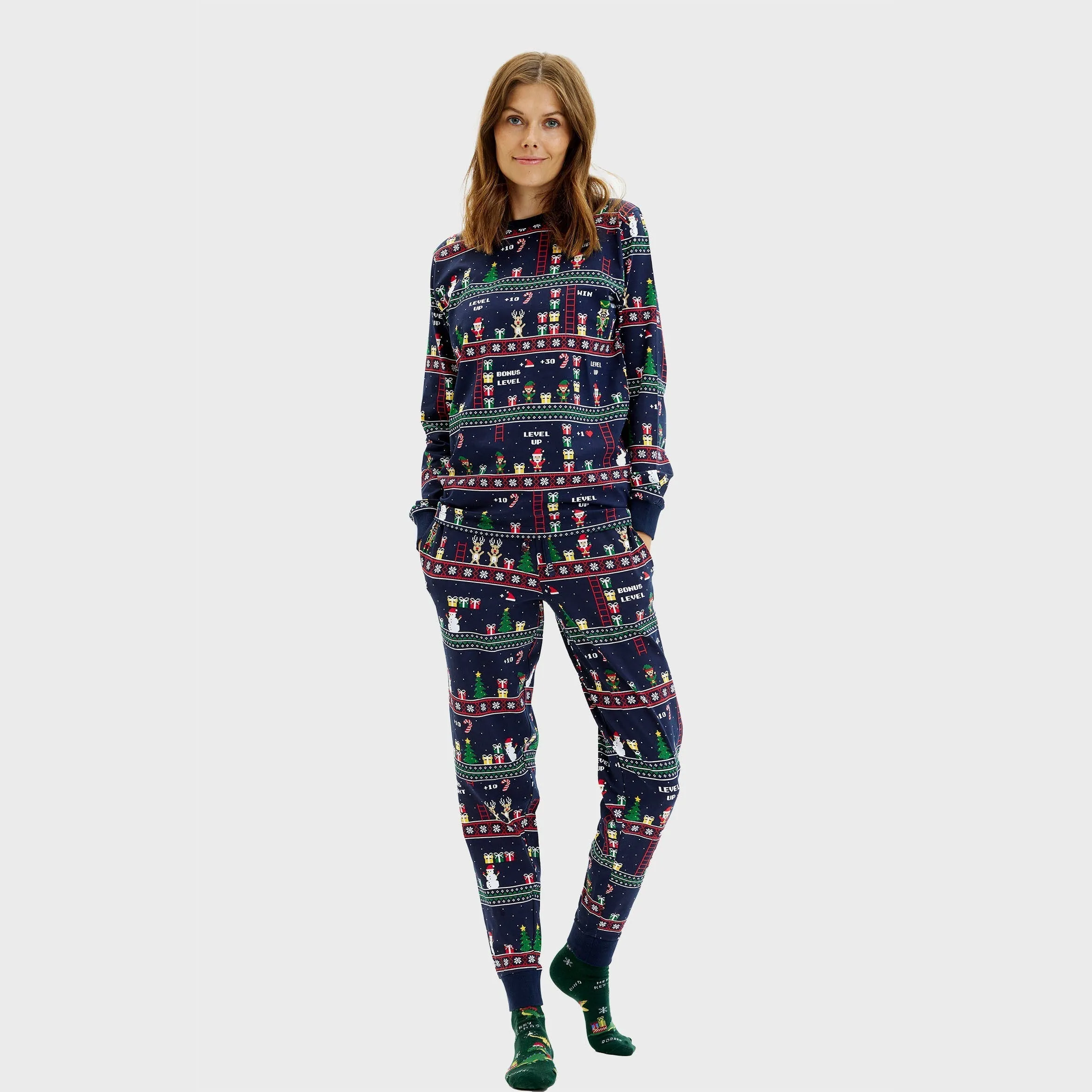 Vintage Gamer Christmas Pyjamas – Women sold by Christmas Sweats