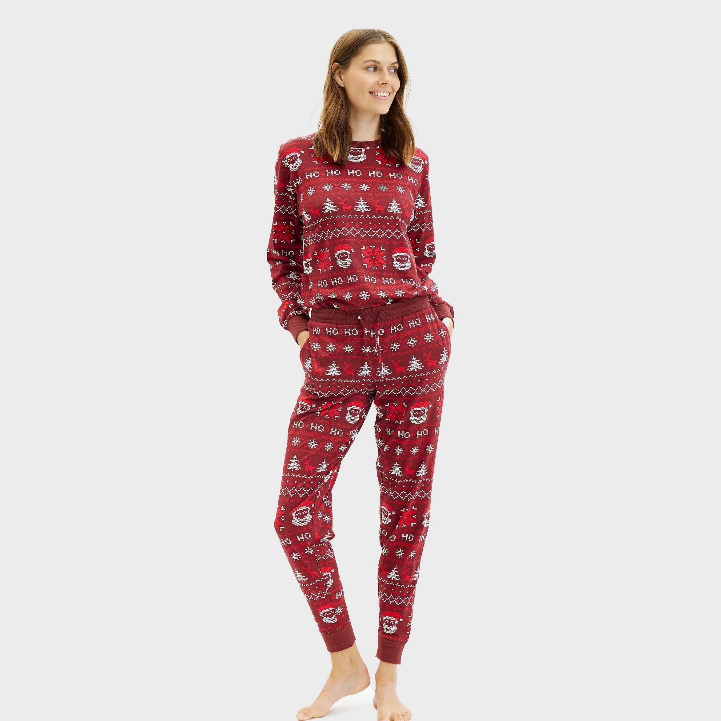 Ho Ho Ho Christmas Pyjamas – Women sold by Christmas Sweats product image thumbnail 3