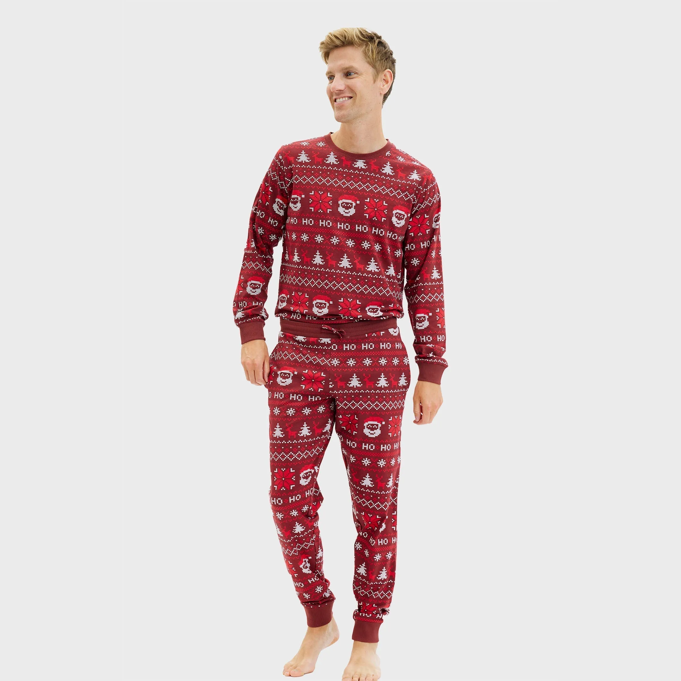Ho Ho Ho Christmas Pyjamas – Men sold by Christmas Sweats product image thumbnail 4