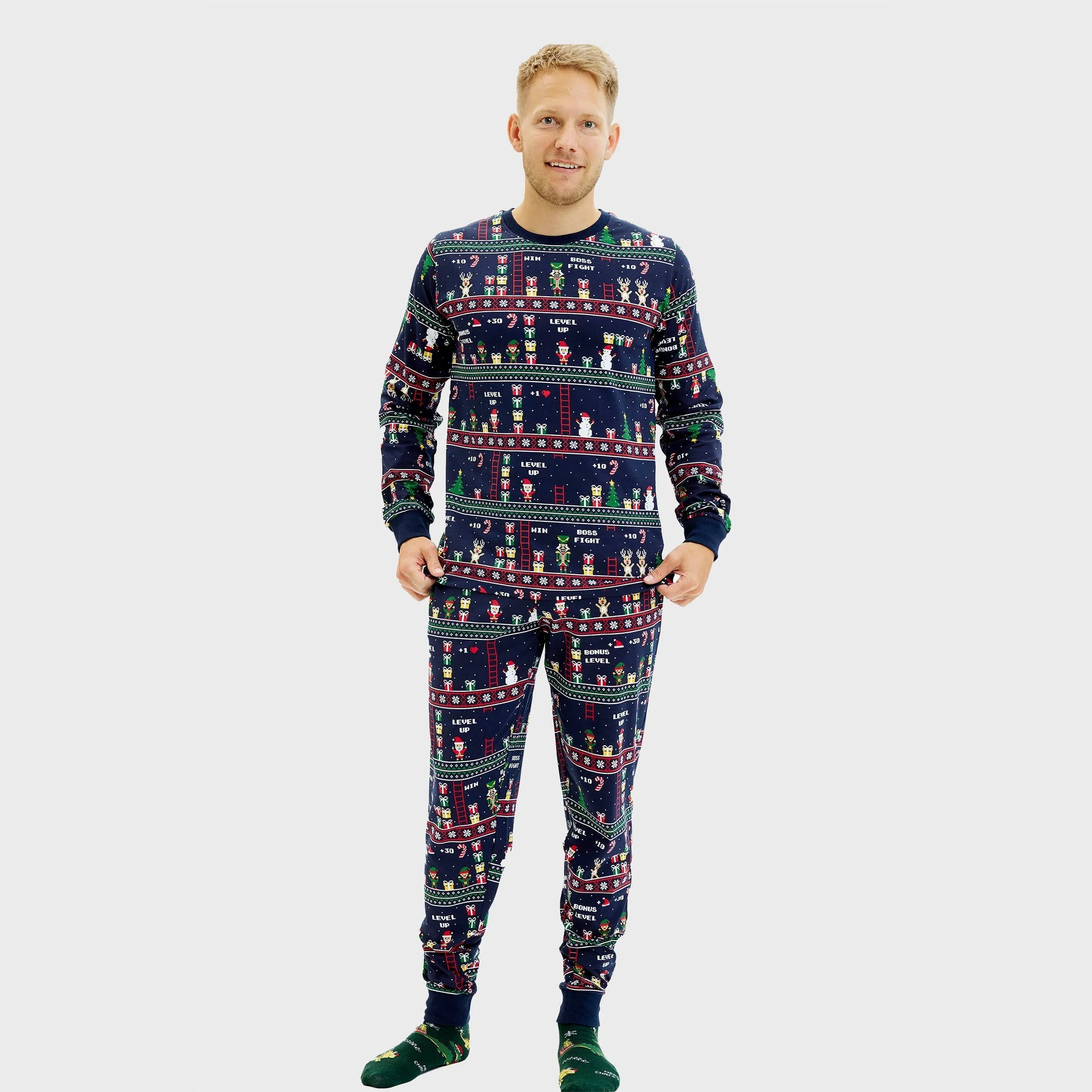 Vintage Gamer Christmas Pyjamas – Men sold by Christmas Sweats
