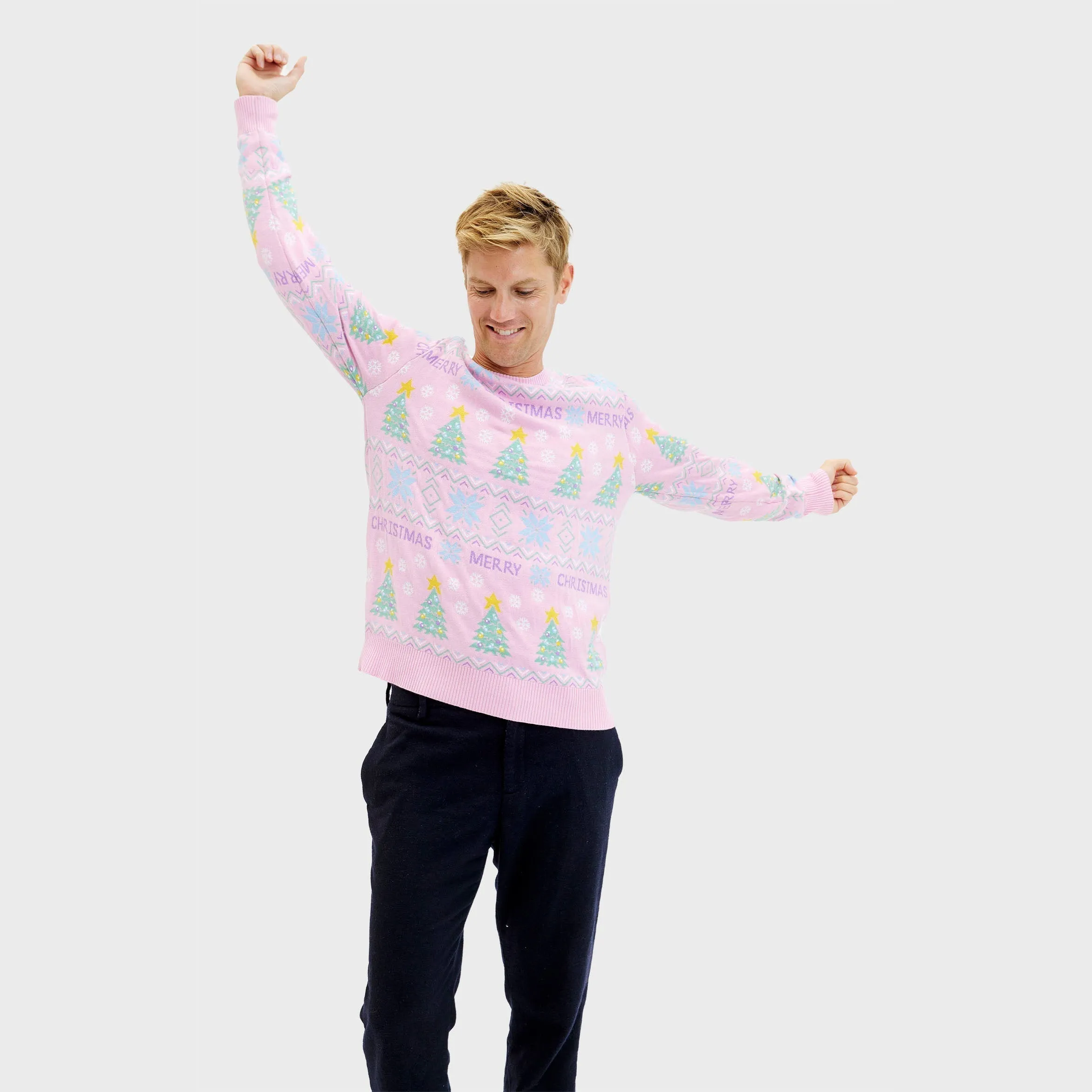 The Pink Christmas Sweater – Men sold by Christmas Sweats product image thumbnail 5