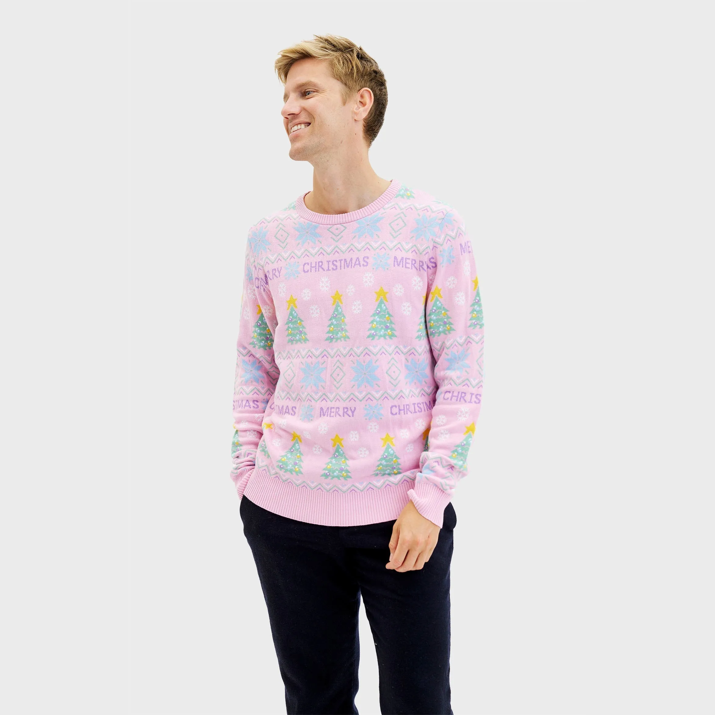 The Pink Christmas Sweater – Men sold by Christmas Sweats product image thumbnail 3