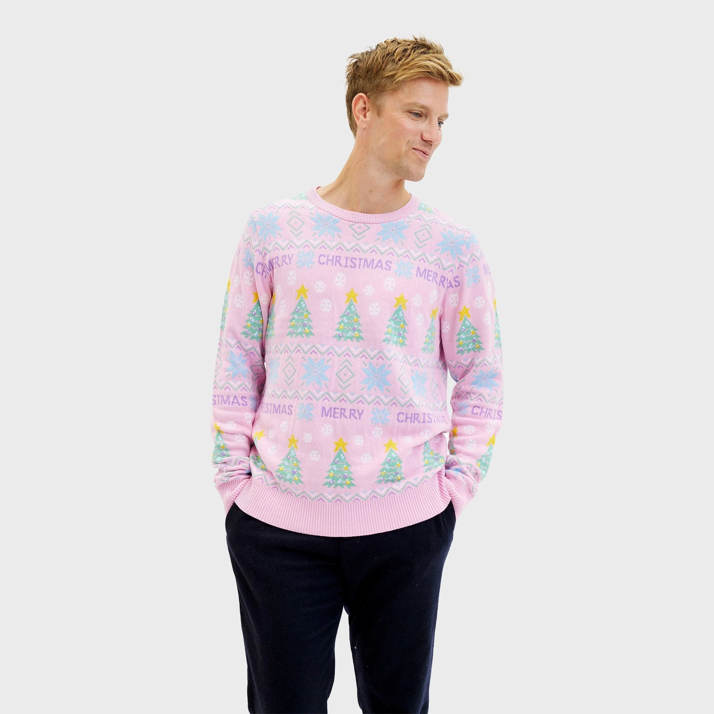 The Pink Christmas Sweater – Men sold by Christmas Sweats product image thumbnail 4