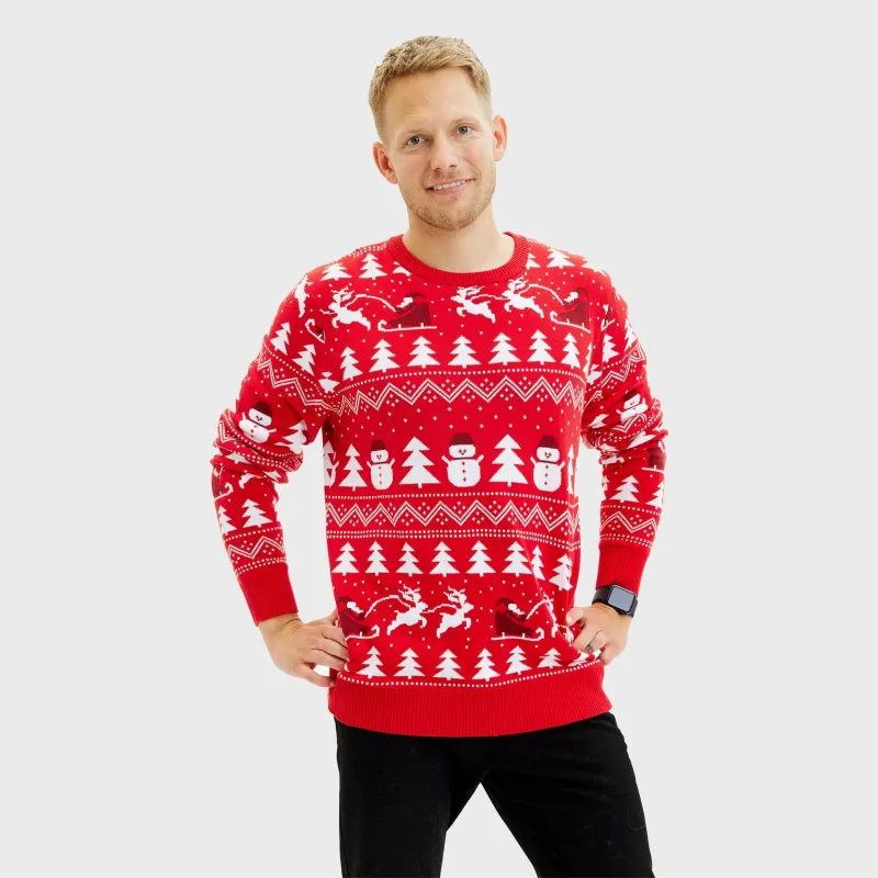 The Stylish Red Christmas Sweater – Men sold by Christmas Sweats