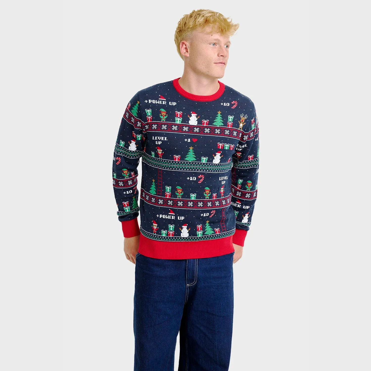 Vintage Gaming Christmas Sweater – Men sold by Christmas Sweats product image thumbnail 3