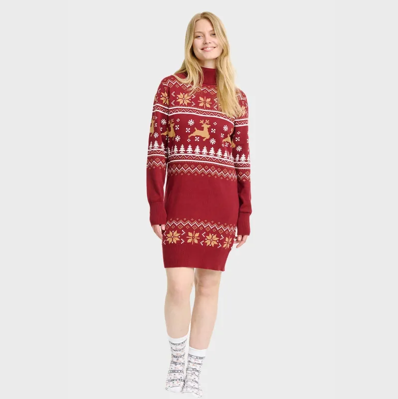 Turtleneck Christmas Dress – Women sold by Christmas Sweats