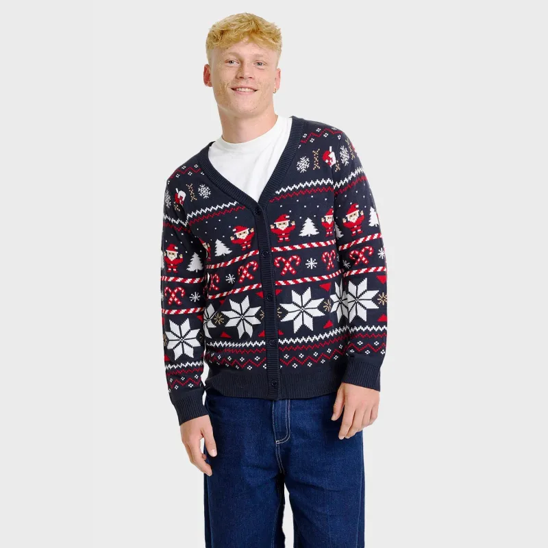Santa’s Christmas Cardigan – Men sold by Christmas Sweats
