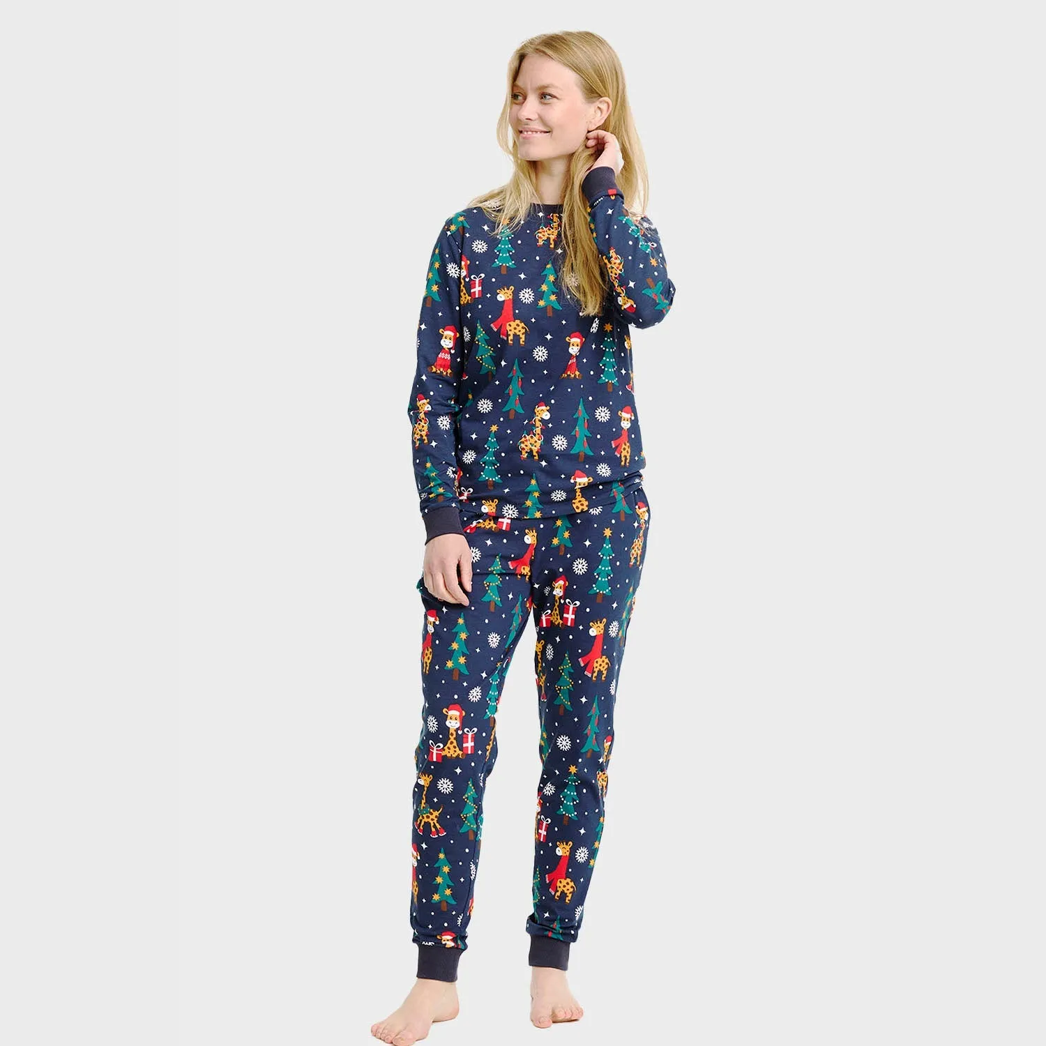 The Giraffe Christmas Pyjamas – Women sold by Christmas Sweats product image thumbnail 3