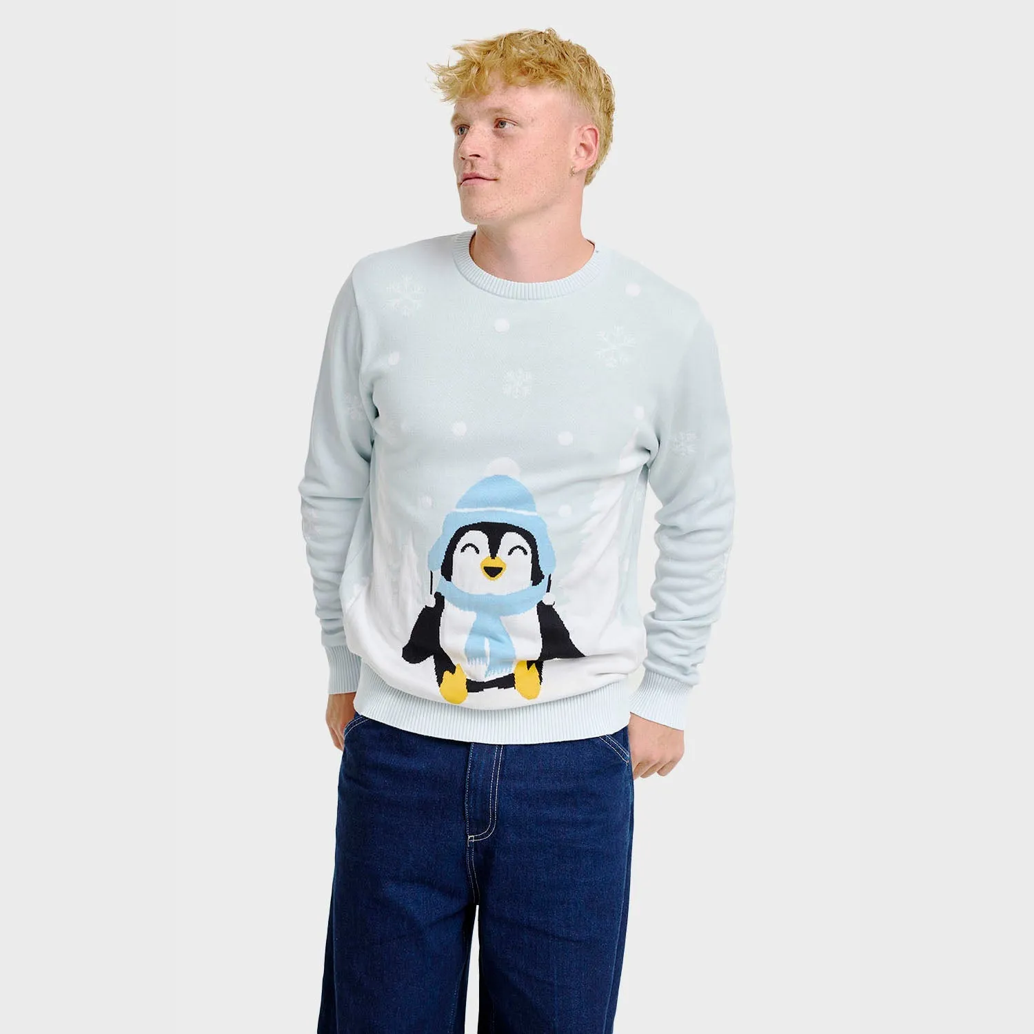 The Lovely Penguin Christmas Sweater – Men sold by Christmas Sweats product image thumbnail 3
