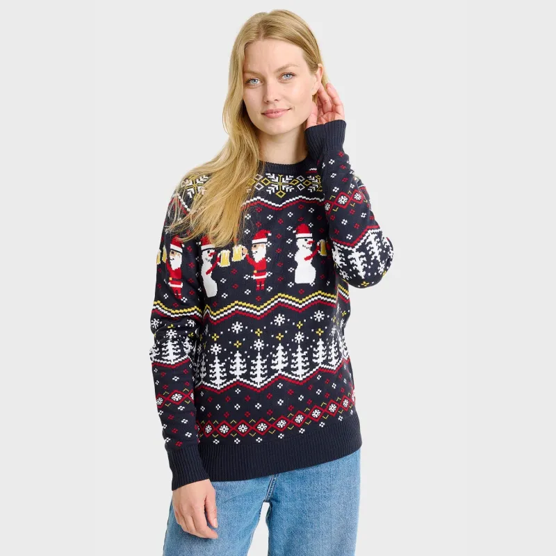 Cheers Santa Christmas Sweater – Women sold by Christmas Sweats