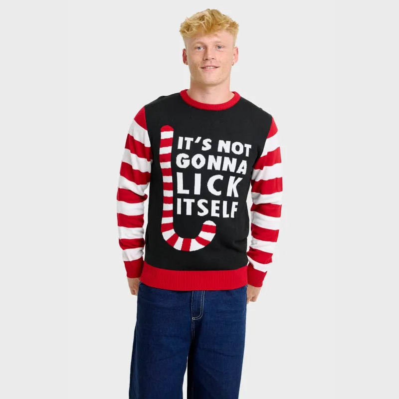 Candy Cane Christmas Sweater – Men sold by Christmas Sweats