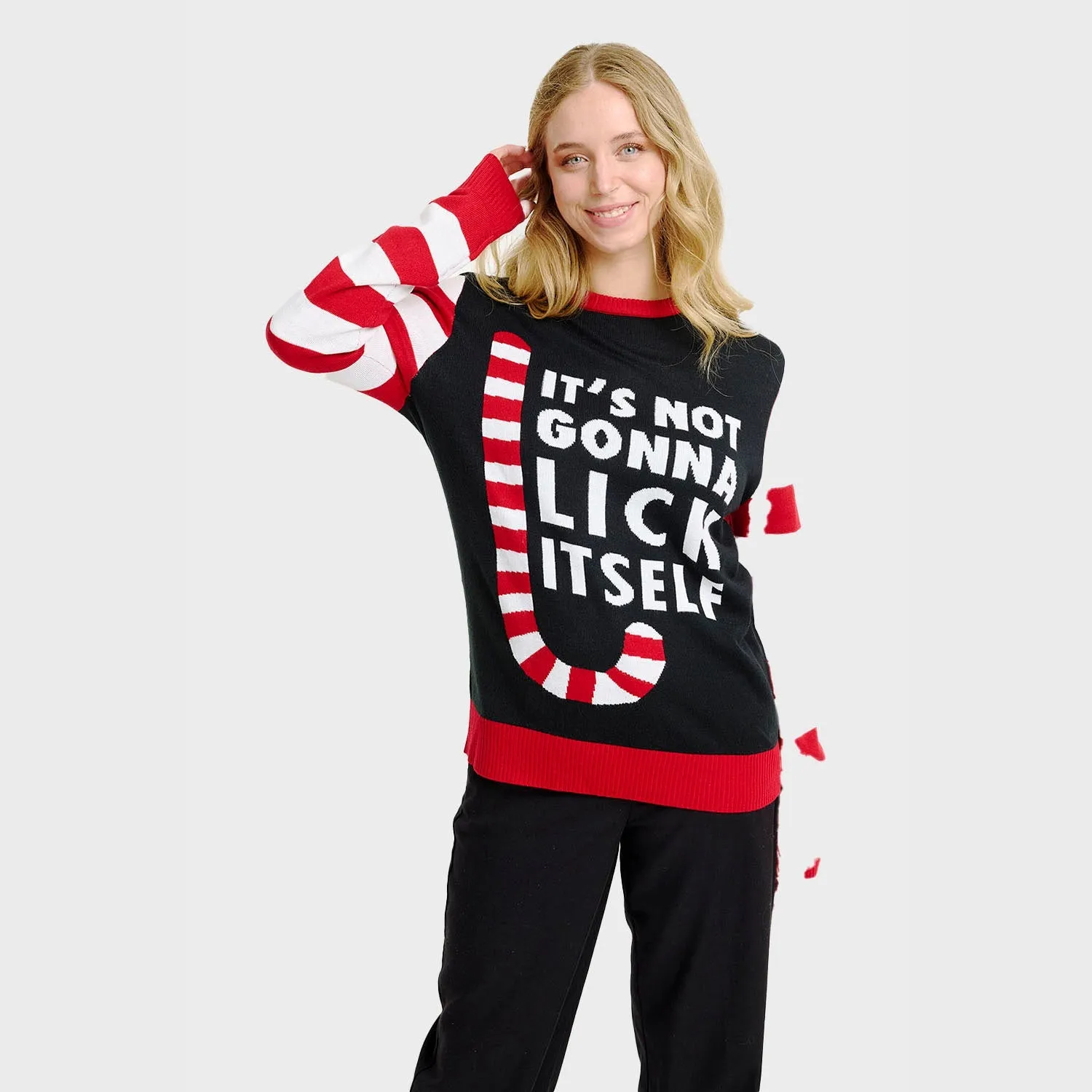 Candy Cane Christmas Sweater – Women sold by Christmas Sweats product image thumbnail 4