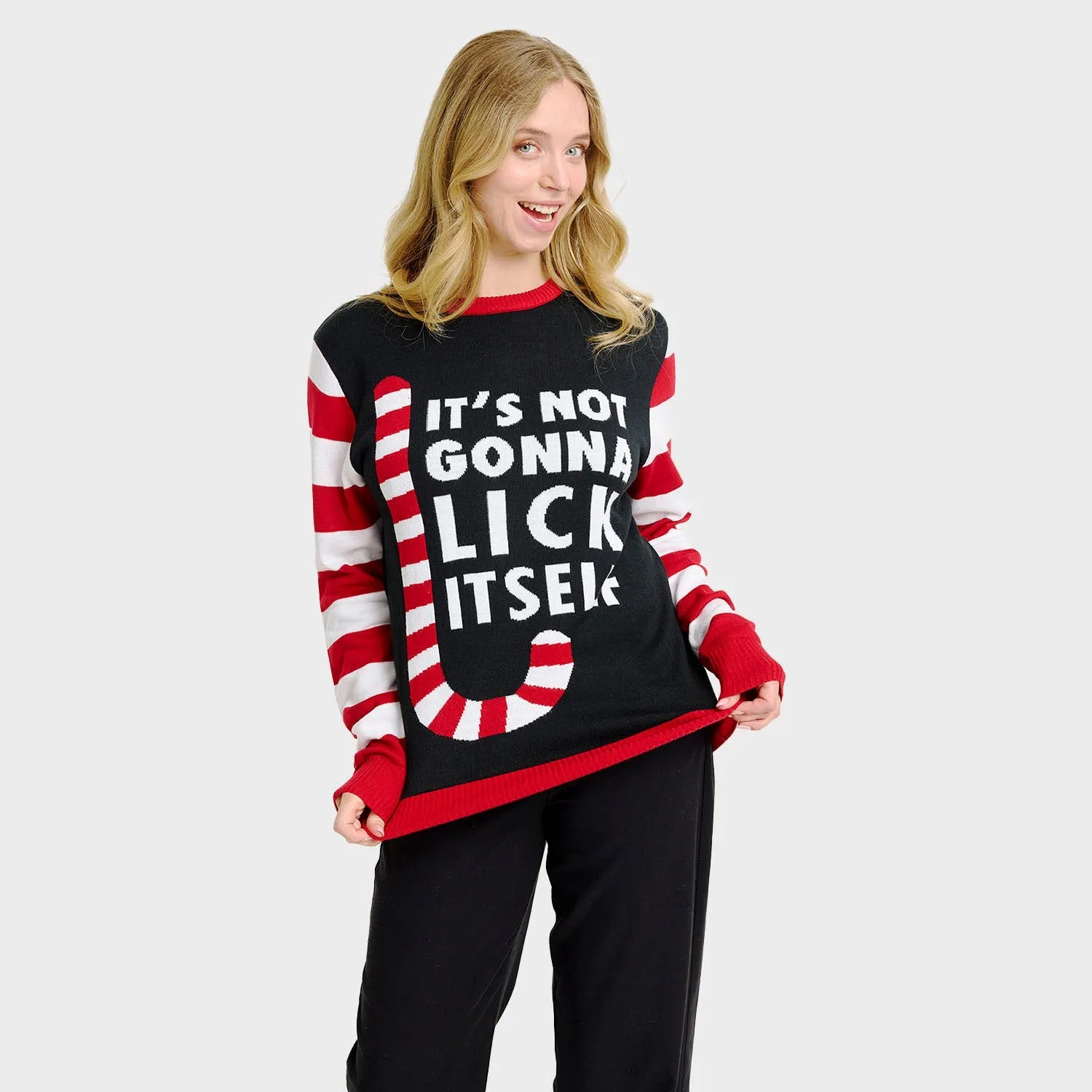Candy Cane Christmas Sweater – Women sold by Christmas Sweats product image thumbnail 5