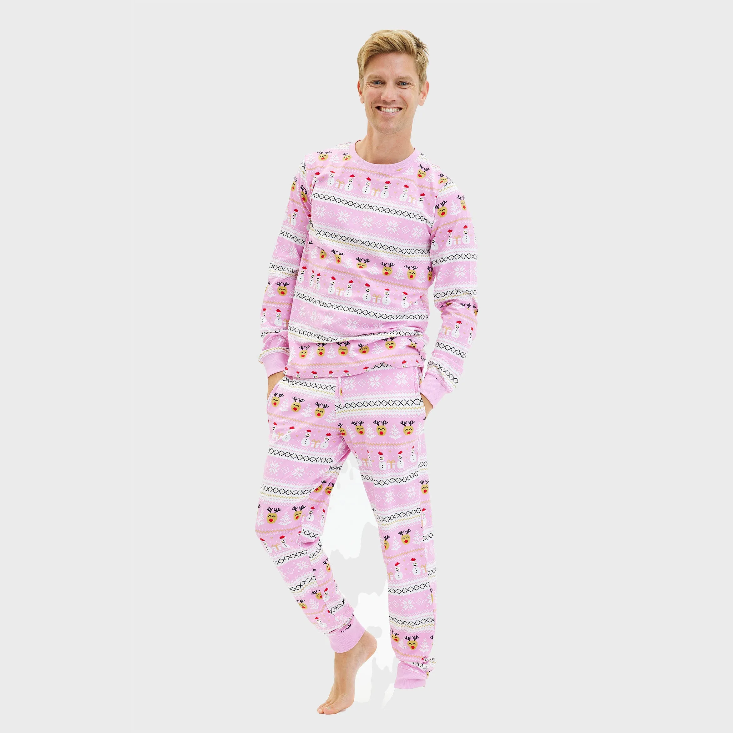 The reinstyle pyjamas pink - Men. sold by Christmas Sweats product image thumbnail 3
