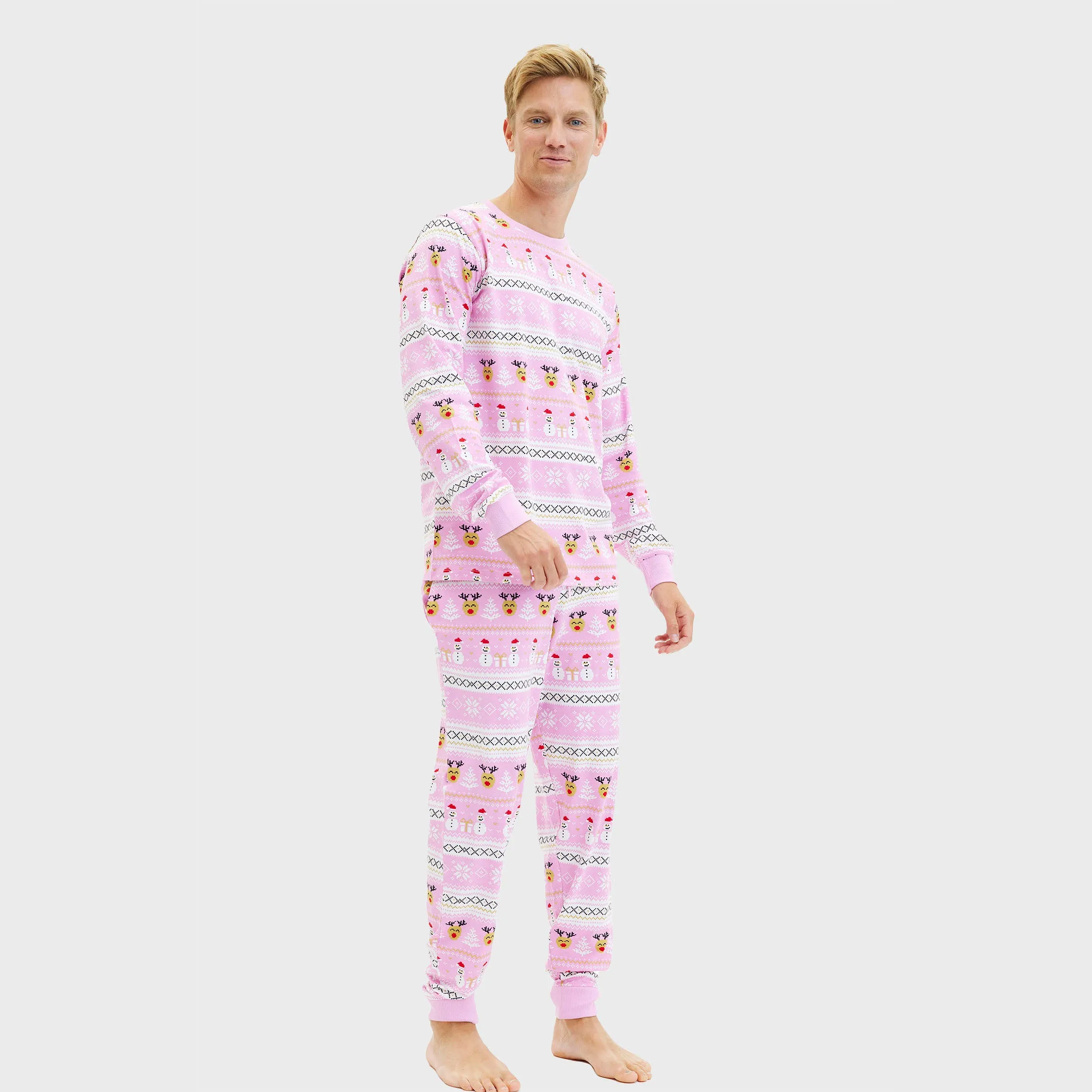 The reinstyle pyjamas pink - Men. sold by Christmas Sweats product image thumbnail 4
