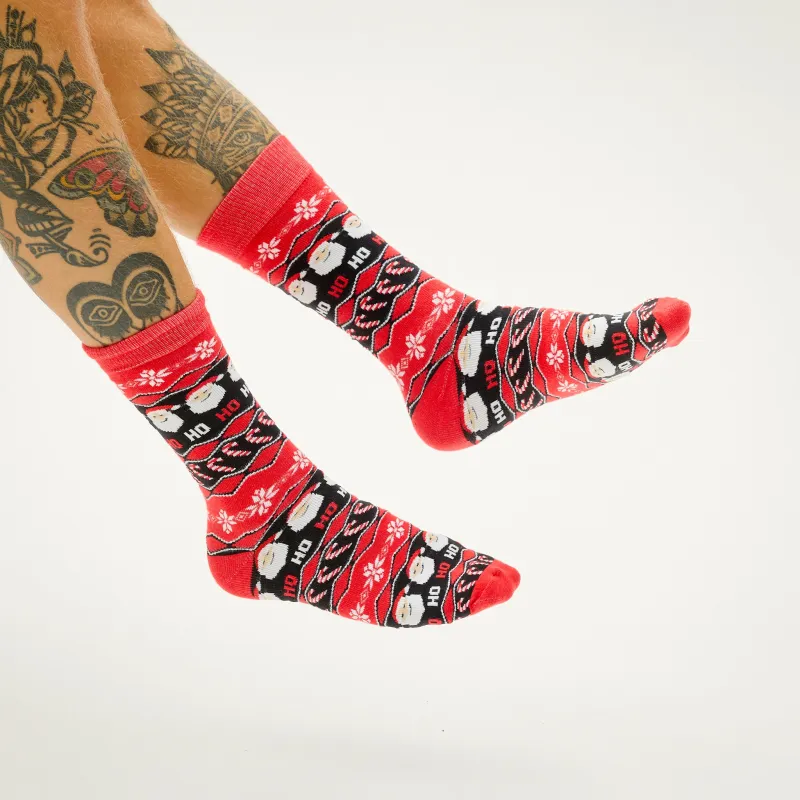The Ho Ho Ho Socks sold by Christmas Sweats