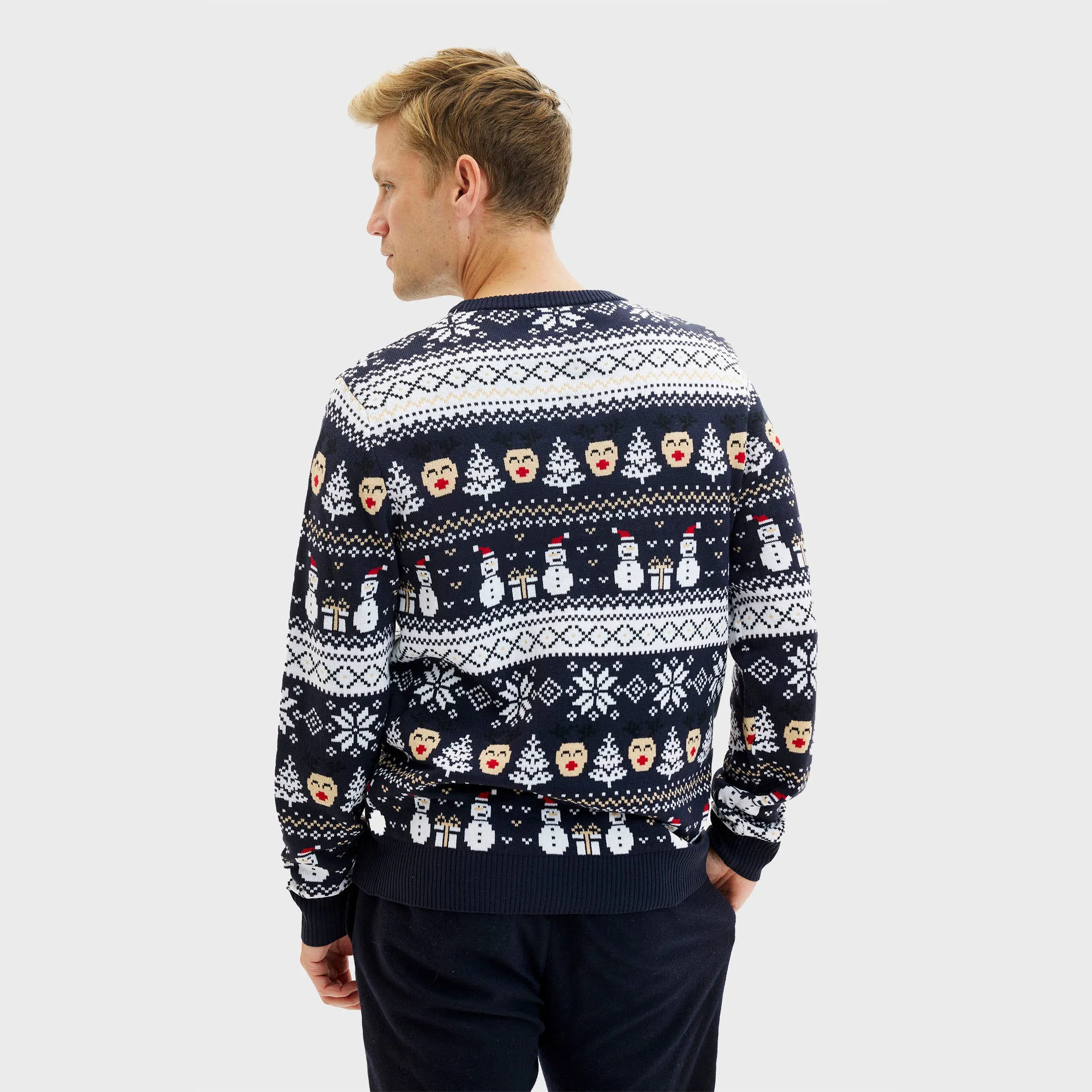 The Reinstyle Sweater Navy - Men sold by Christmas Sweats product image thumbnail 3