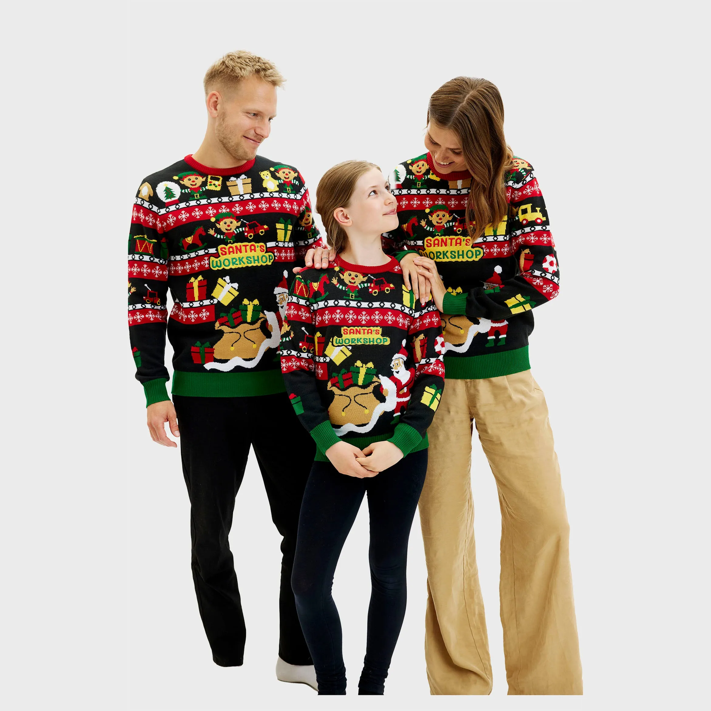 Santa’s Workshop Sweater - Woman sold by Christmas Sweats product image thumbnail 4