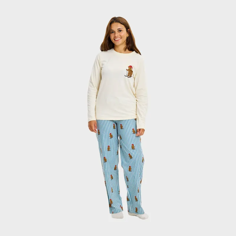 The Bear Christmas Pyjamas - Women made by Christmas Sweats