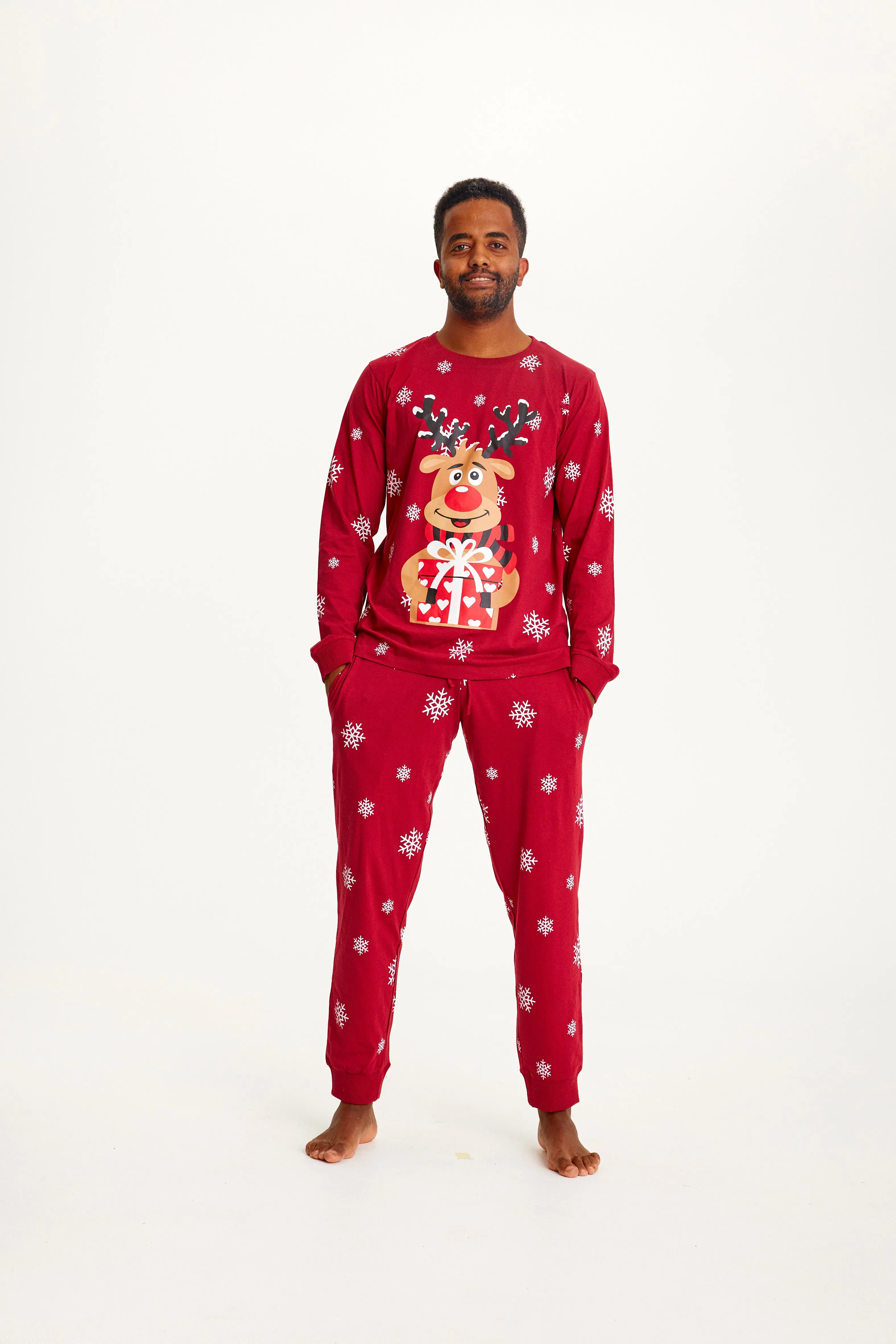 Rudolph's Cute Pajamas - Men. sold by Christmas Sweats product image thumbnail 2