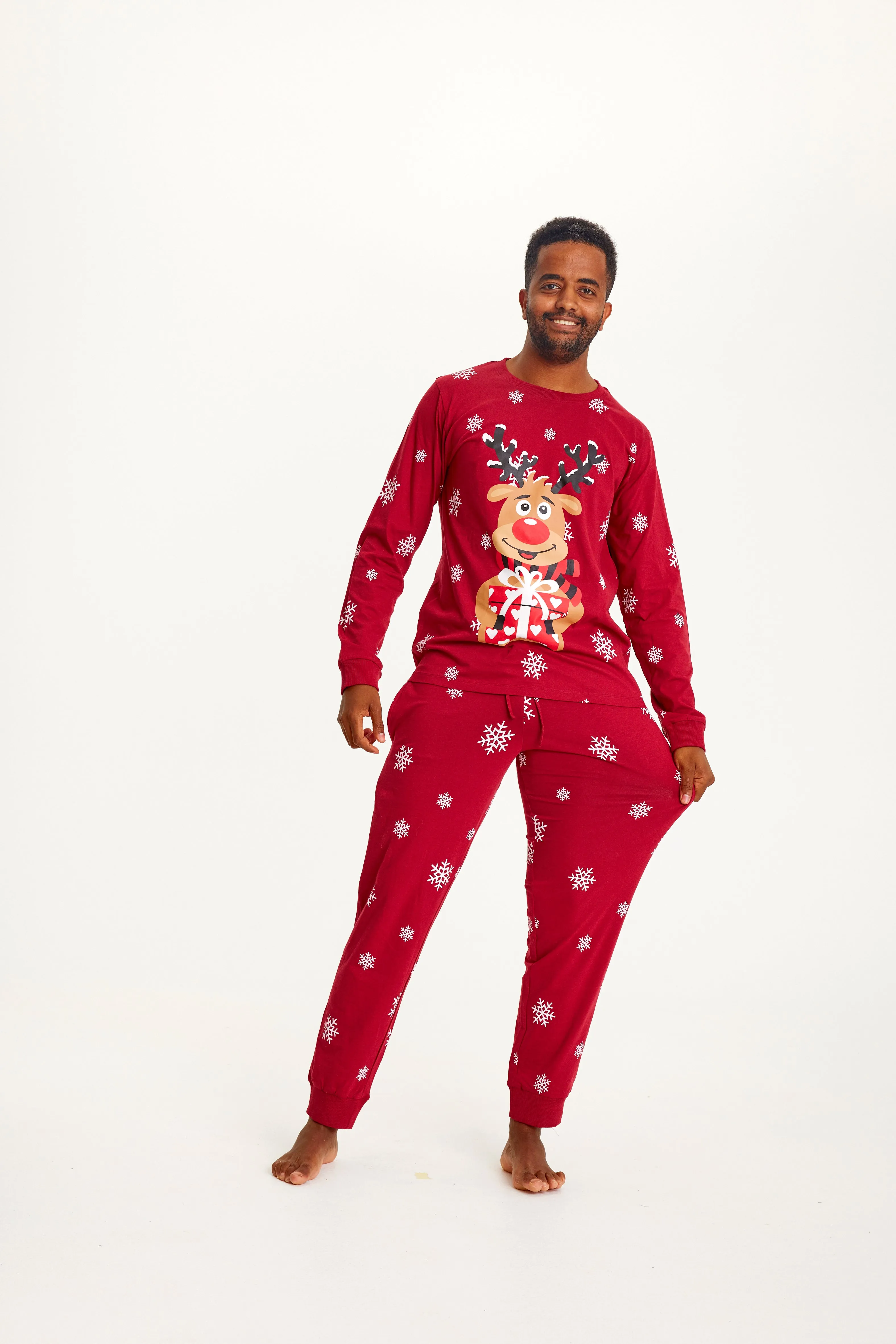 Rudolph's Cute Pajamas - Men. sold by Christmas Sweats