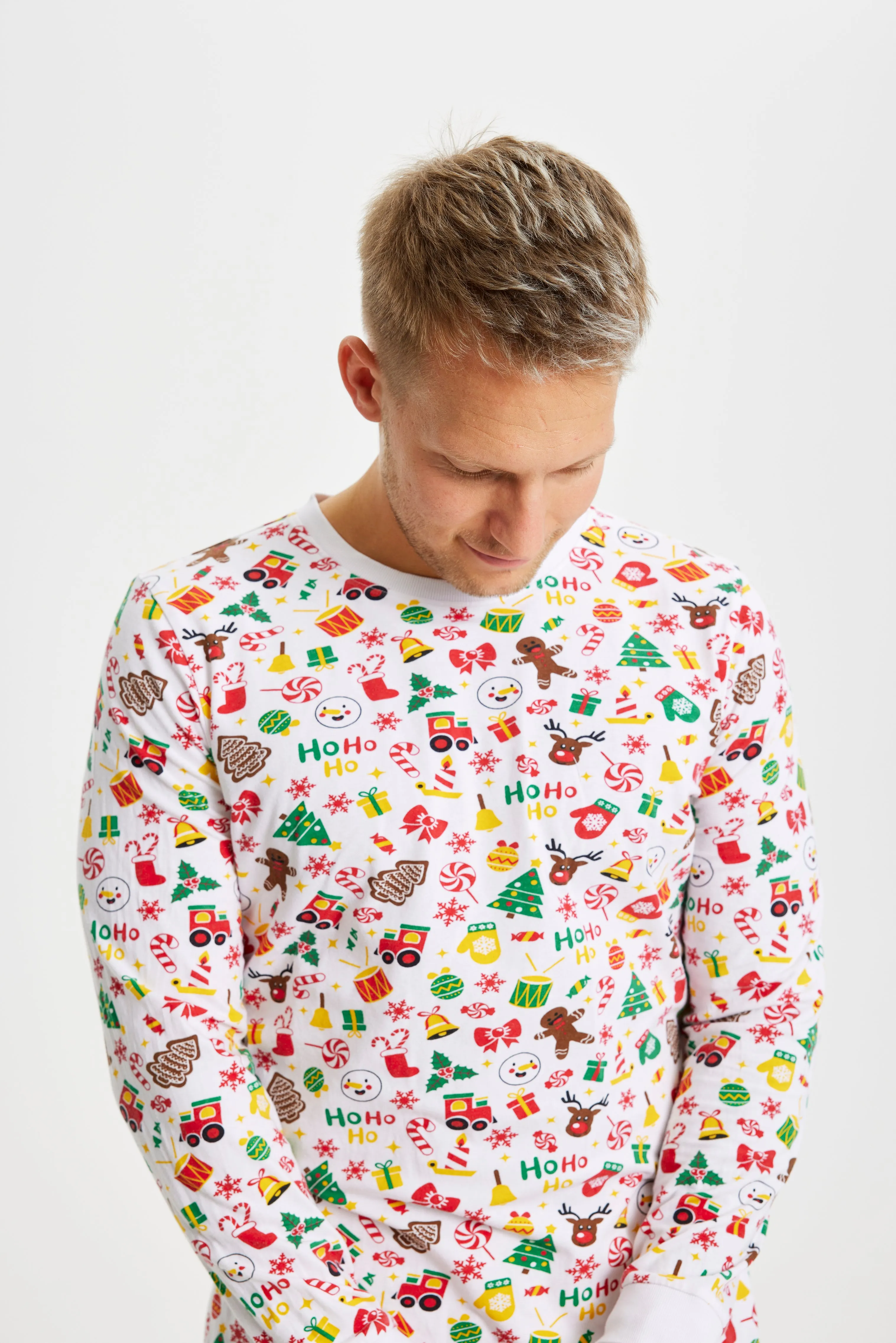 White Pajamas - Men sold by Christmas Sweats product image thumbnail 3