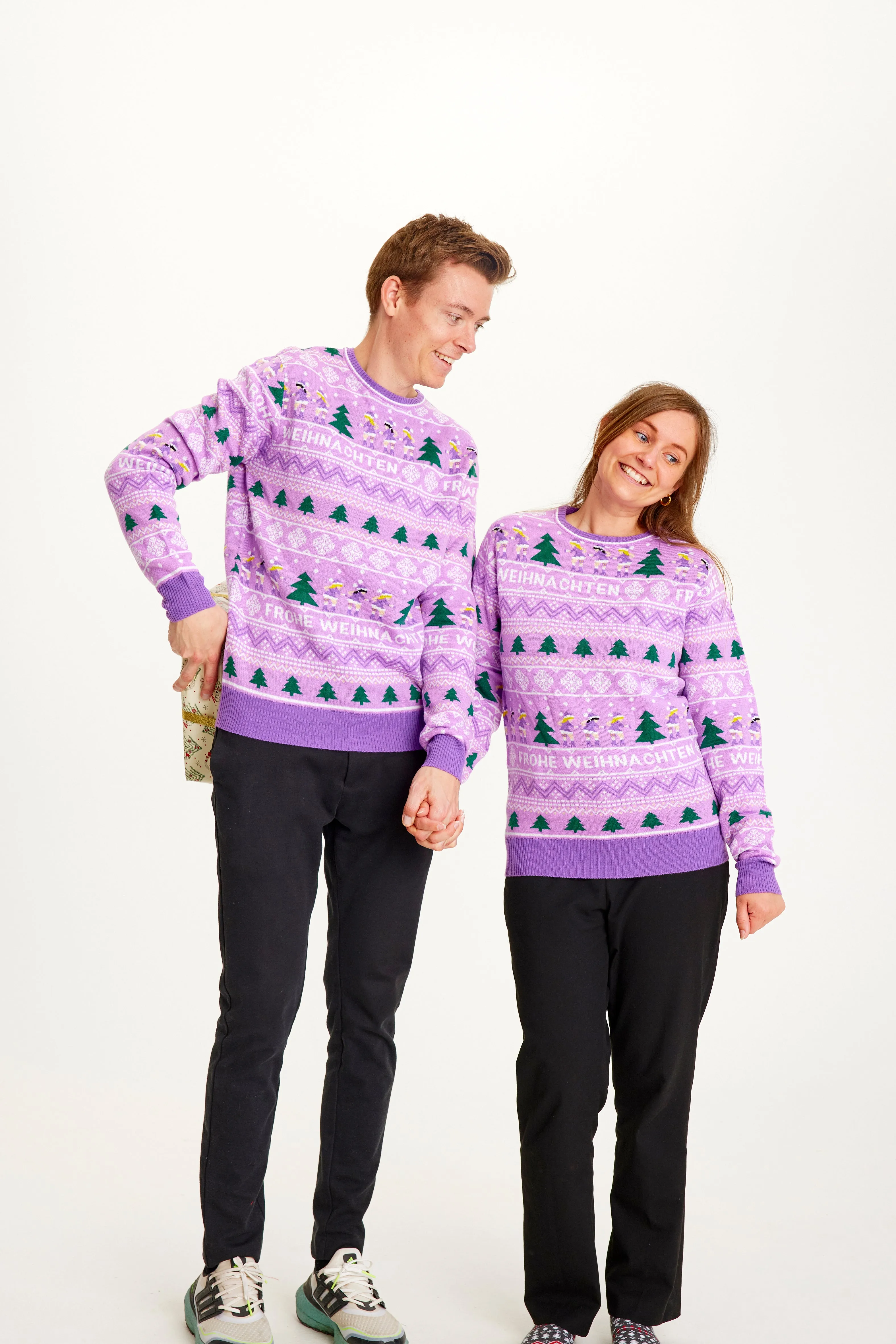 Frohe Weinachten Sweater - Women sold by Christmas Sweats product image thumbnail 3