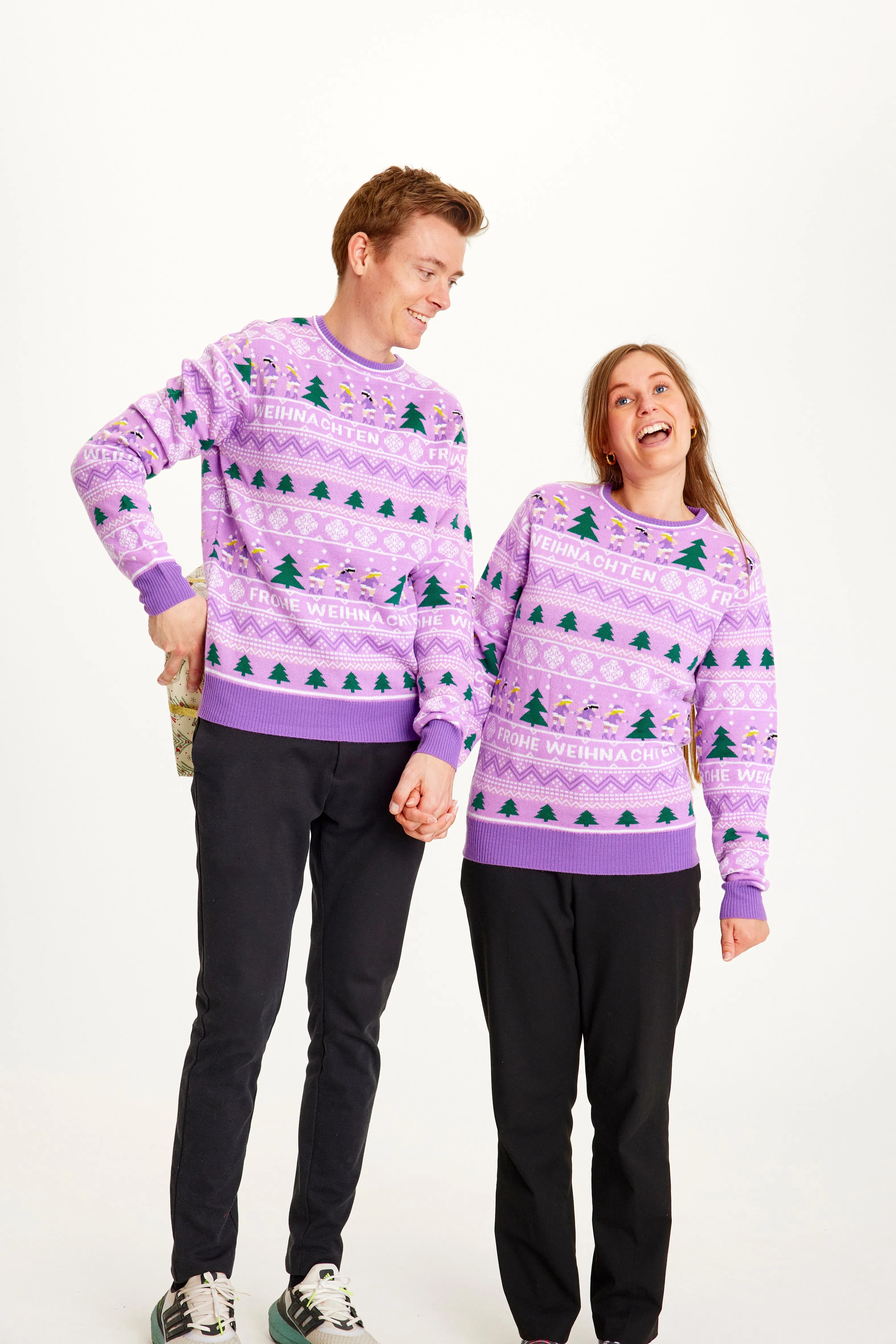Frohe Weinachten Sweater - Women sold by Christmas Sweats product image thumbnail 2