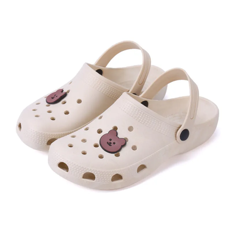 Non-slip Cute Girl's Heart Baotou Beach Sandals And Slippers sold by Cloud Walker Slippers