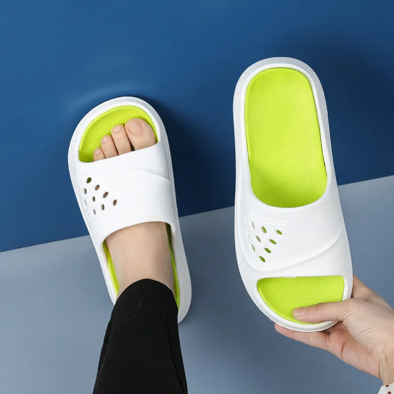 Fashion Thick Bottom Home Outdoor Sports Slippers sold by Cloud Walker Slippers