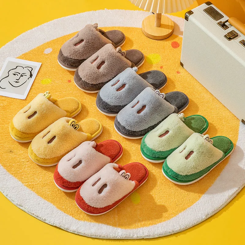 Cotton Slippers Female Winter Indoor Lovers Cute Plush Home Warmth sold by Cloud Walker Slippers product image thumbnail 4