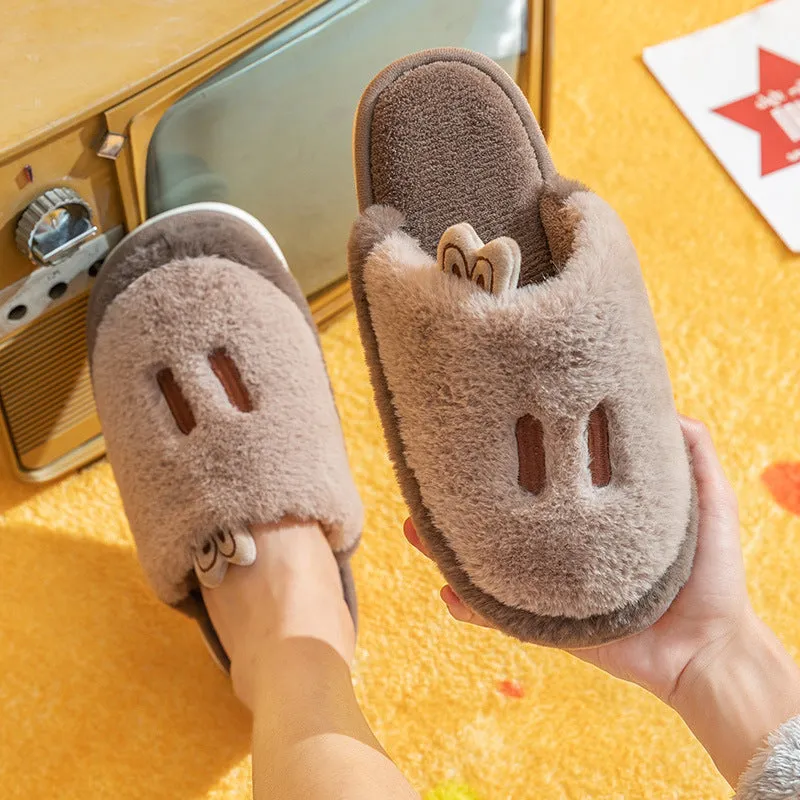 Cotton Slippers Female Winter Indoor Lovers Cute Plush Home Warmth sold by Cloud Walker Slippers product image thumbnail 2