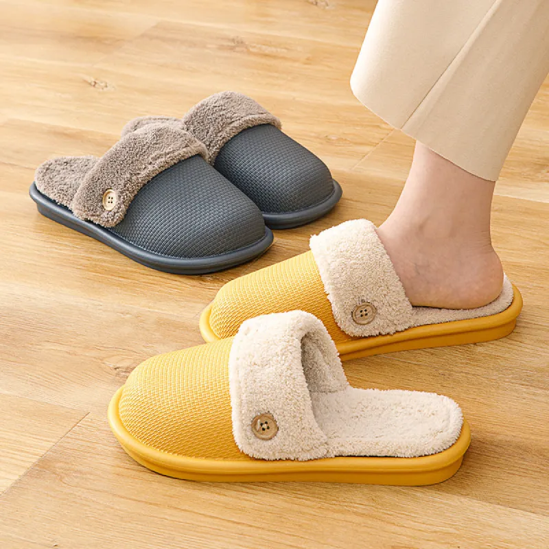 New Autumn And Winter Warm Household Non-slip Home Indoor Removable Slippers sold by Cloud Walker Slippers