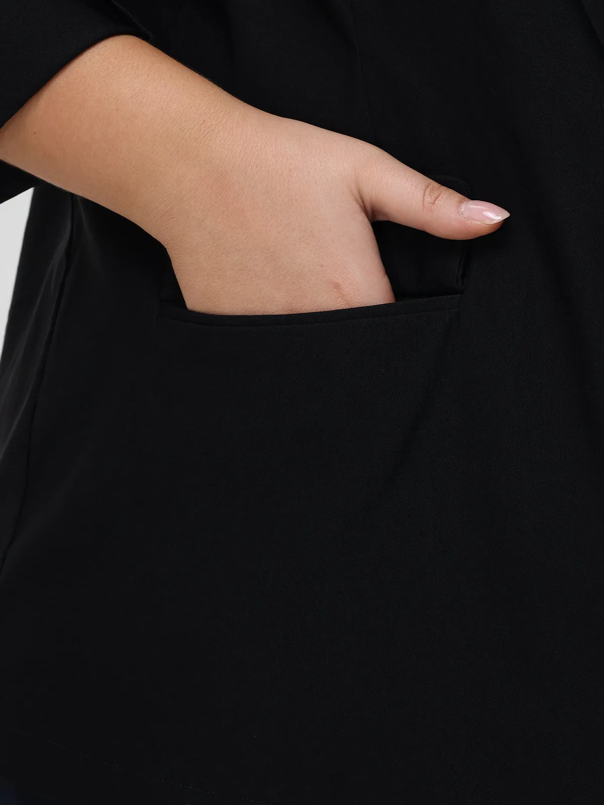 Plus Rolled Sleeve Blazer sold by Daily Thread product image thumbnail 4