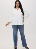 Plus Kick Out High Rise Jean In Light Wash sold by Daily Thread