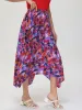 Floral Handkerchief Hem Maxi Skirt sold by Daily Thread