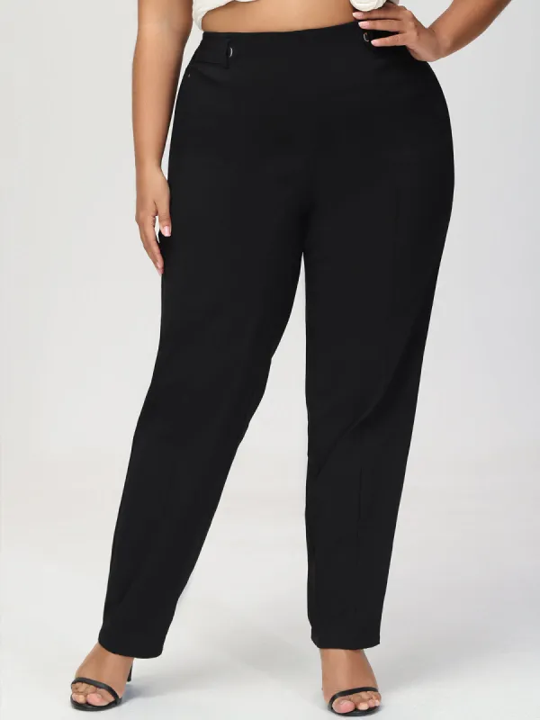 Plus Millennium Stretch Straight Leg Pants sold by Daily Thread