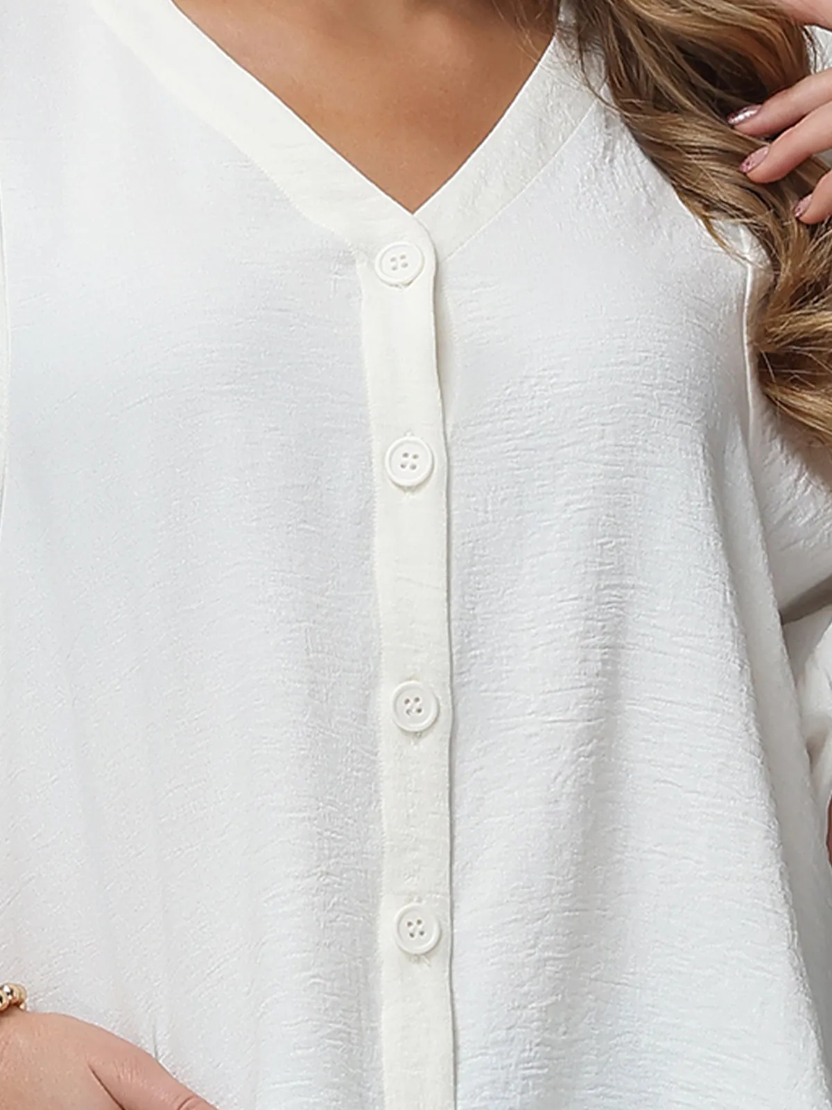 Button Front blouse sold by Daily Thread product image thumbnail 5