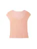 Rib V-Neck Cap Sleeve Top sold by Daily Thread