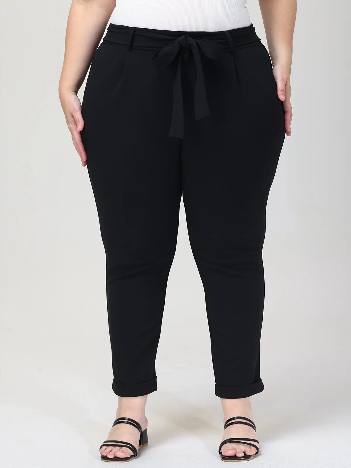Plus Pull-On Tie Waist Pants sold by Daily Thread product image thumbnail 5