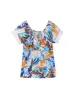 Lace Trim Short Sleeve Top sold by Daily Thread