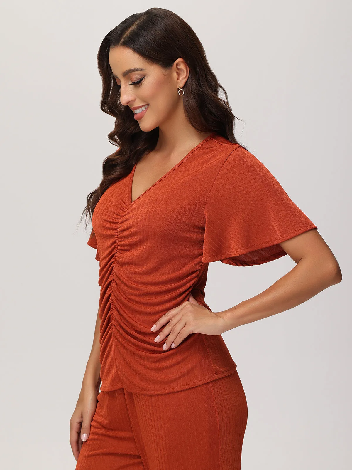 Flutter Sleeve Top sold by Daily Thread product image thumbnail 3