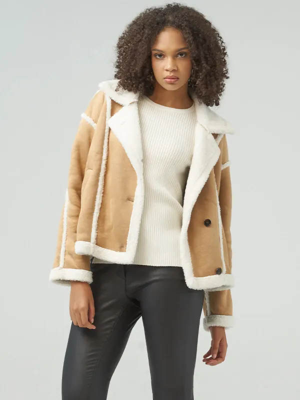 Faux Suede Jacket sold by Daily Thread