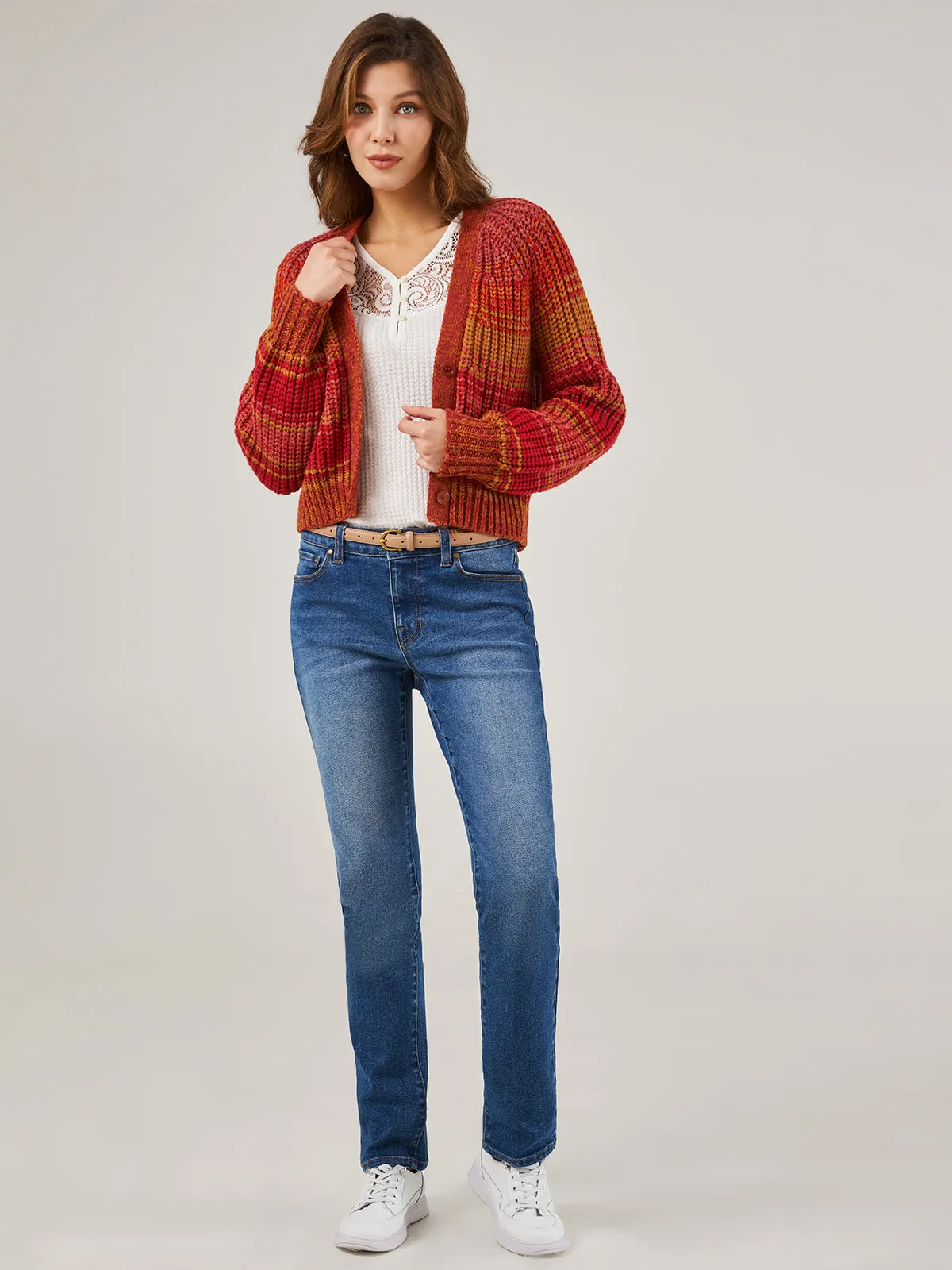 Ombre Cardigan sold by Daily Thread product image thumbnail 2